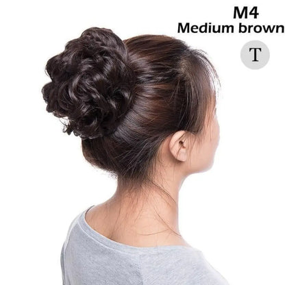 Updo Curly Bun Extension – Instant Volume Hair Piece