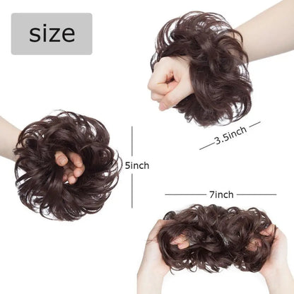Updo Curly Bun Extension – Instant Volume Hair Piece