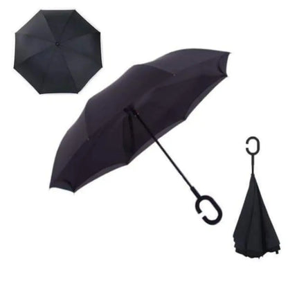 Upside Down Reverse Double Skin Umbrella – Windproof