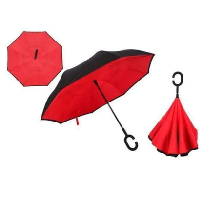 Upside Down Reverse Double Skin Umbrella – Windproof