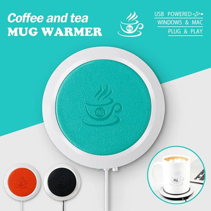 USB Cup Heater – Warming Coaster for Coffee, Tea & Hot Drinks