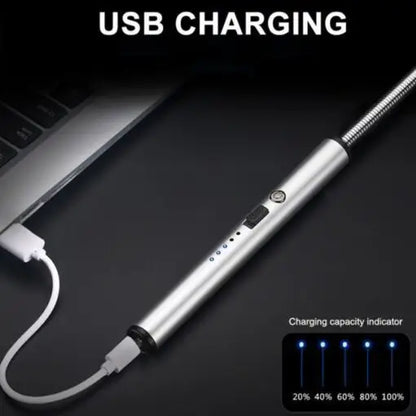 USB Electric Zinc Alloy Flameless Lighter