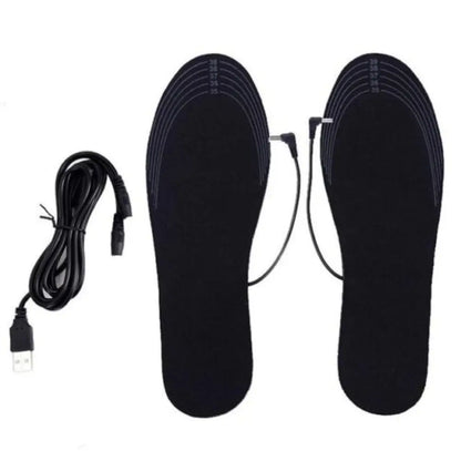 USB Heated Shoe Insoles – Rechargeable Electric Warming Insoles