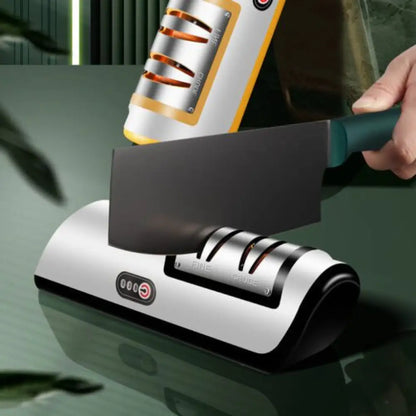 USB Rechargeable Electric Knife Sharpener 