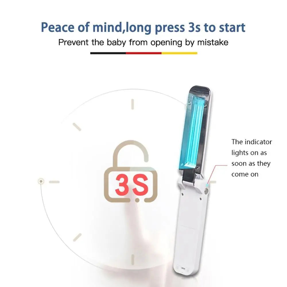 UV Sterilization Wand – Portable UV-C Germ & Bacteria Killer