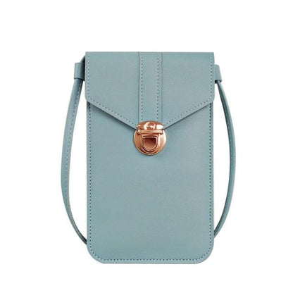 Touchscreen PU Leather Mobile Phone Purse