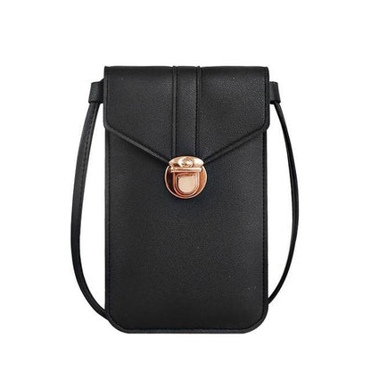 Touchscreen PU Leather Mobile Phone Purse