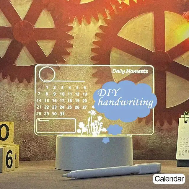 Valentine's Day Gift Birthday Anniversaire Gifts Heart I Love You Acrylic LED Light