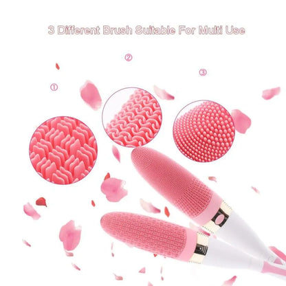 Vibrating Scrub Brush – 5-Speed Face & Body Cleansing Brush