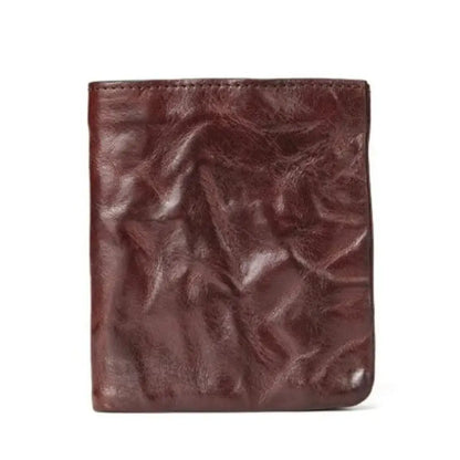 Vintage Style Leather Wallet – Slim Minimalist Card Holder