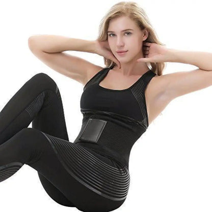 Waist Trainer Sweat Belt – Sauna Wrap for Women & Postpartum