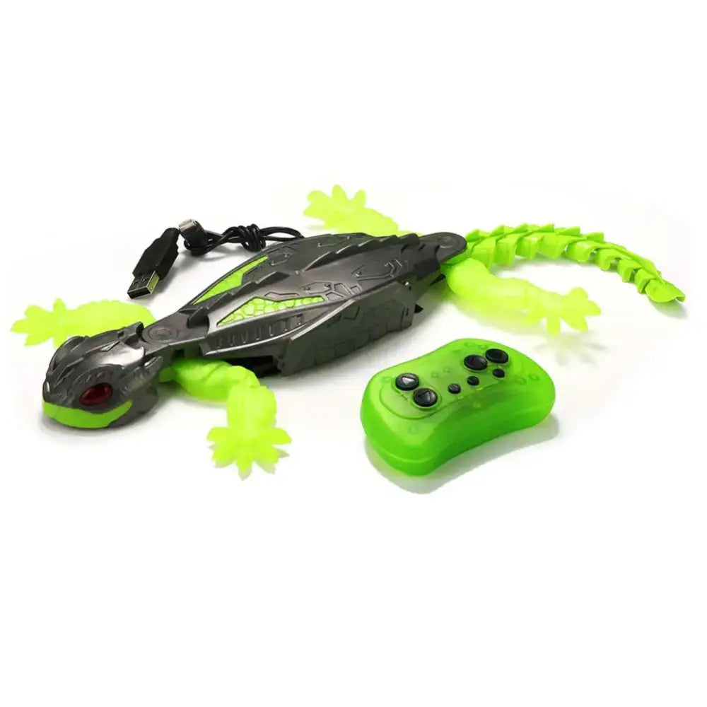Wall Climbing RC Gecko Toy Realistic Electric Remote Control Lizard Car with LED Eyes