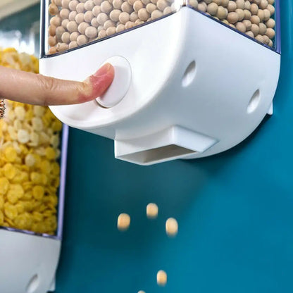 Wall-Mounted Cereal Dispenser – Airtight Dry Food Storage