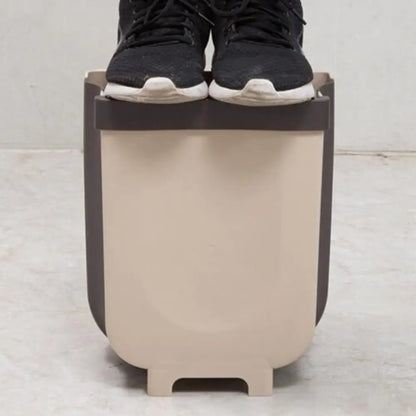Wall-Mounted Foldable Trash Bin – 9L Expandable Kitchen Bin