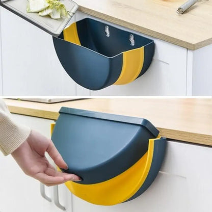 Wall-Mounted Folding Garbage Bin – Space-Saving Kitchen Trash