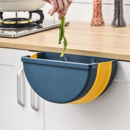 Wall-Mounted Folding Garbage Bin – Space-Saving Kitchen Trash