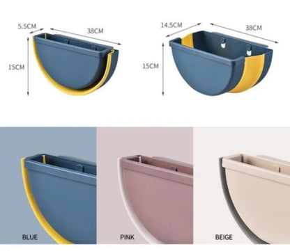 Wall-Mounted Folding Garbage Bin – Space-Saving Kitchen Trash