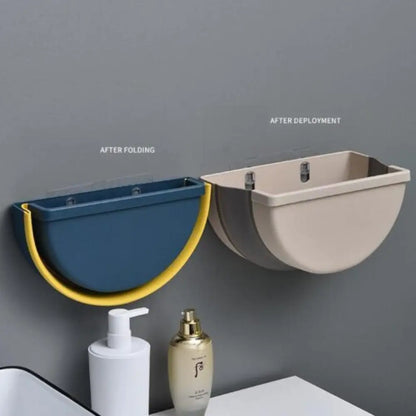 Wall-Mounted Folding Garbage Bin – Space-Saving Kitchen Trash