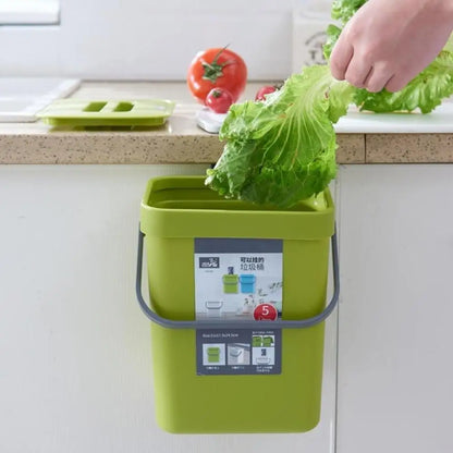 Wall-Mounted Trash Bin