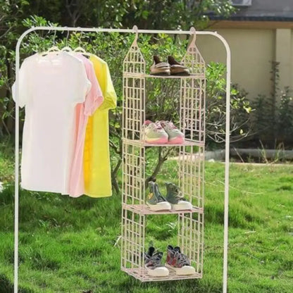 Multilayer Hanging Wardrobe Storage Rack – Closet Organizer