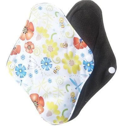 Washable Cloth Menstrual Pads – Bamboo Charcoal, Reusable