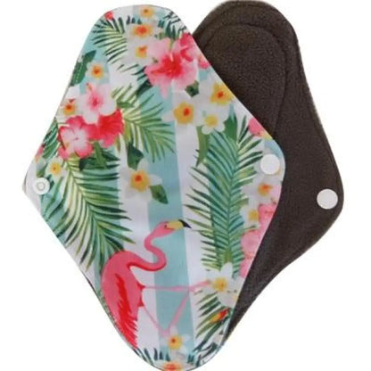 Washable Cloth Menstrual Pads – Bamboo Charcoal, Reusable