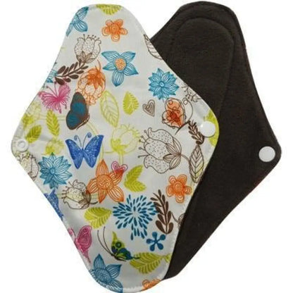 Washable Cloth Menstrual Pads – Bamboo Charcoal, Reusable