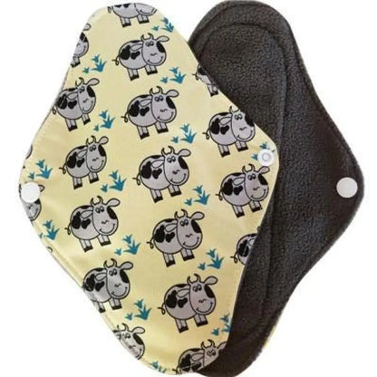 Washable Cloth Menstrual Pads – Bamboo Charcoal, Reusable