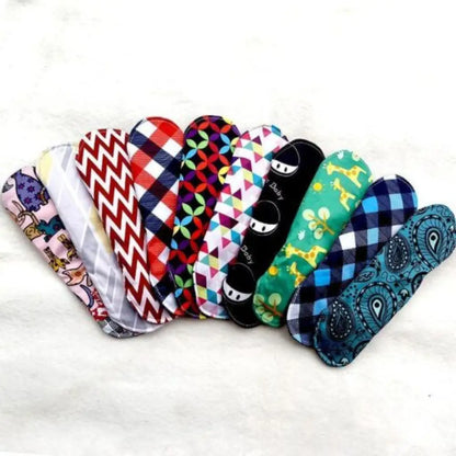 Washable Cloth Menstrual Pads – Bamboo Charcoal, Reusable