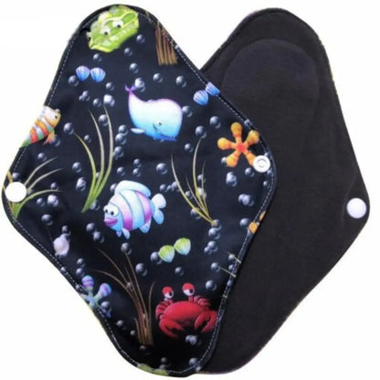 Washable Cloth Menstrual Pads – Bamboo Charcoal, Reusable