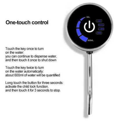 Electric Water Bottle Pump – USB, Child Lock, One-Touch