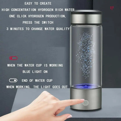 Hydrogen Water Detoxifier Bottle – DCE Tech, USB, 500ml