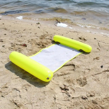 Water Hammock Inflatable Pool Float – Headrest, 6 Colors