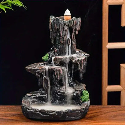 Waterfall Monk Incense Burner