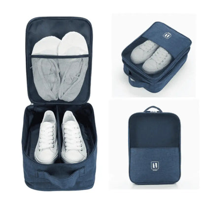 Waterproof Foldable Travel Shoe Bag – 3-in-1, 6 Colors, 29cm