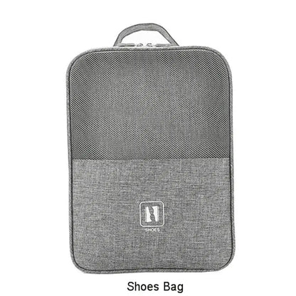 Waterproof Foldable Travel Shoe Bag – 3-in-1, 6 Colors, 29cm