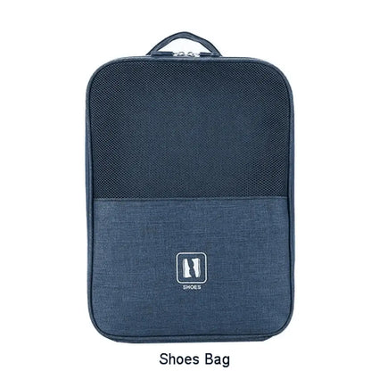 Waterproof Foldable Travel Shoe Bag – 3-in-1, 6 Colors, 29cm
