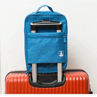 Waterproof Foldable Travel Shoe Bag – 3-in-1, 6 Colors, 29cm