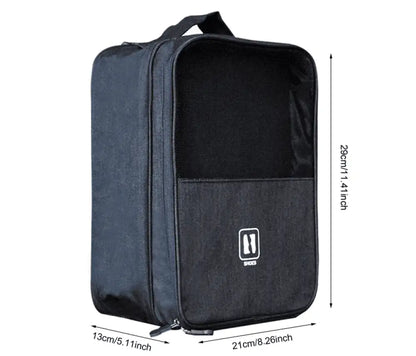 Waterproof Foldable Travel Shoe Bag – 3-in-1, 6 Colors, 29cm