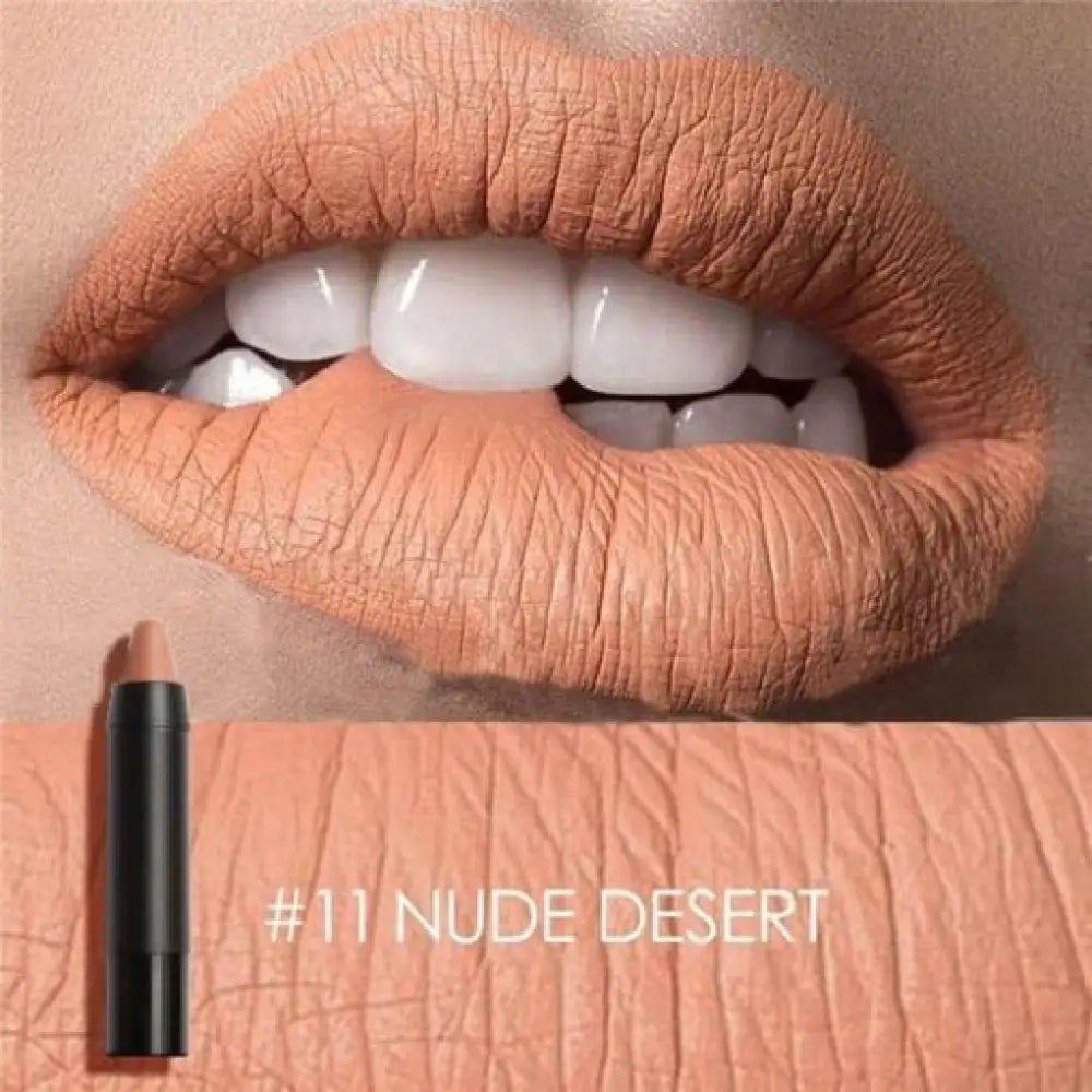 Waterproof Matte Lipstick – Long-Lasting, 19 Shades, All Skin