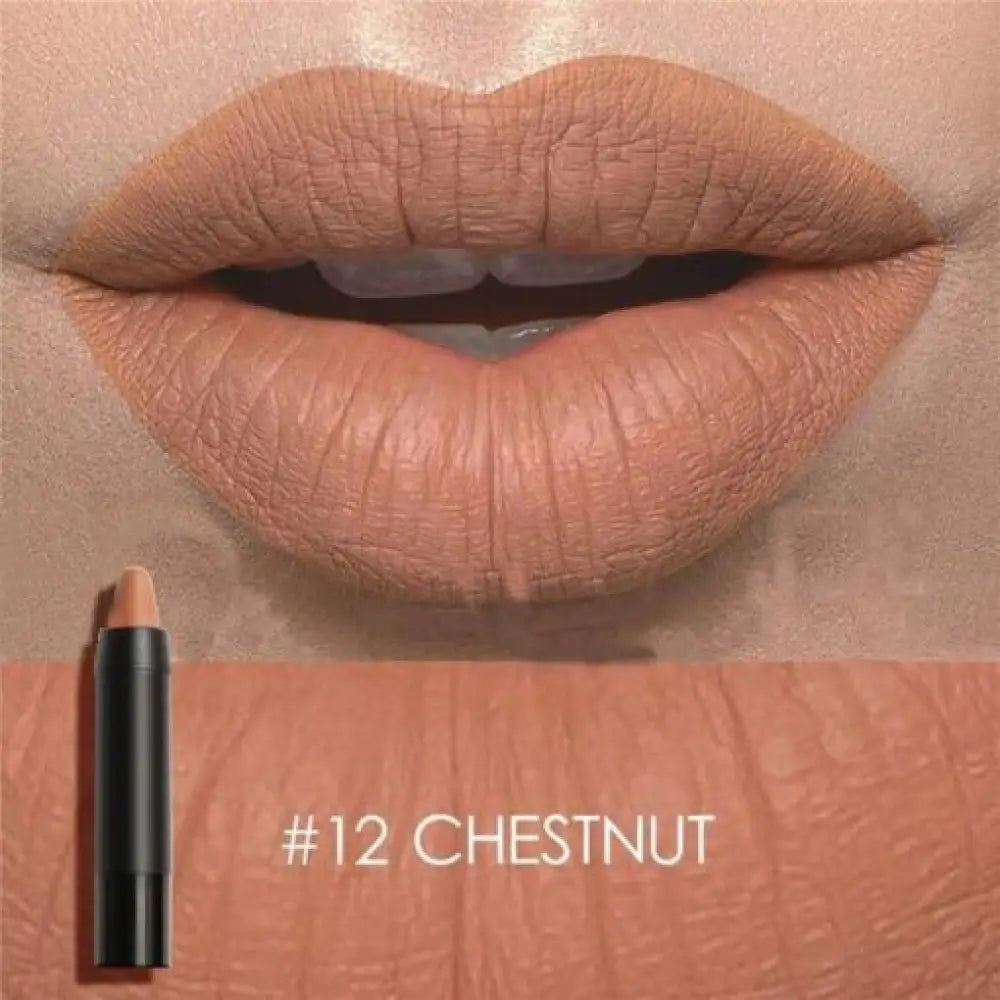 Waterproof Matte Lipstick – Long-Lasting, 19 Shades, All Skin