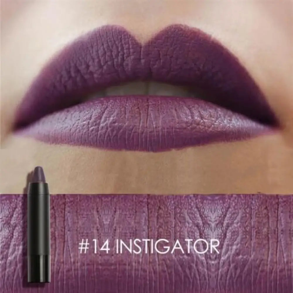 Waterproof Matte Lipstick – Long-Lasting, 19 Shades, All Skin