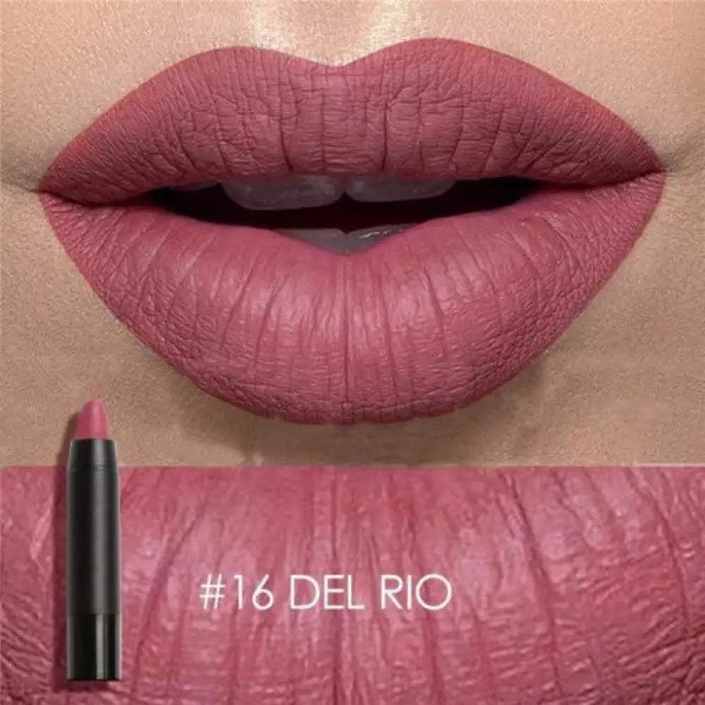 Waterproof Matte Lipstick – Long-Lasting, 19 Shades, All Skin