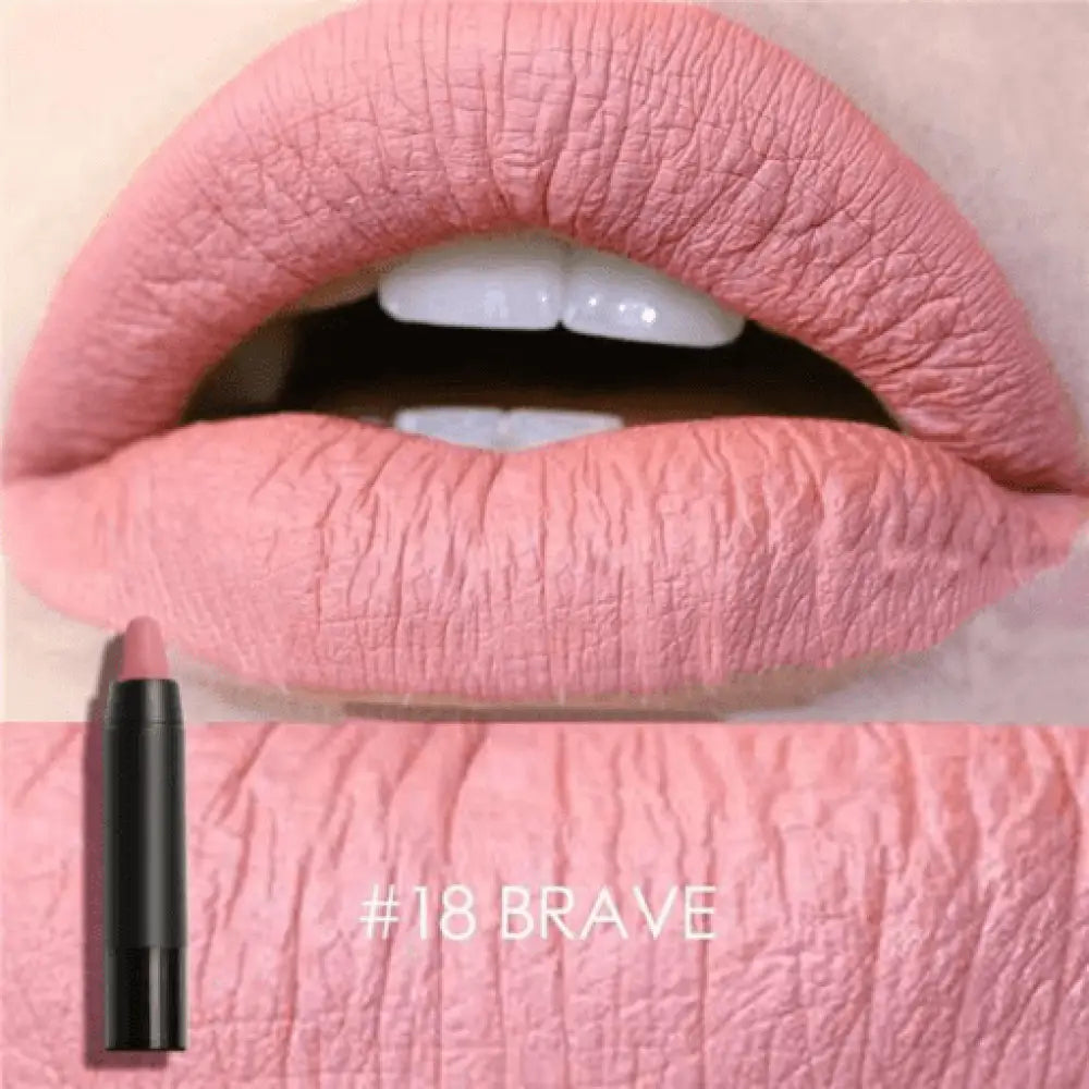 Waterproof Matte Lipstick – Long-Lasting, 19 Shades, All Skin