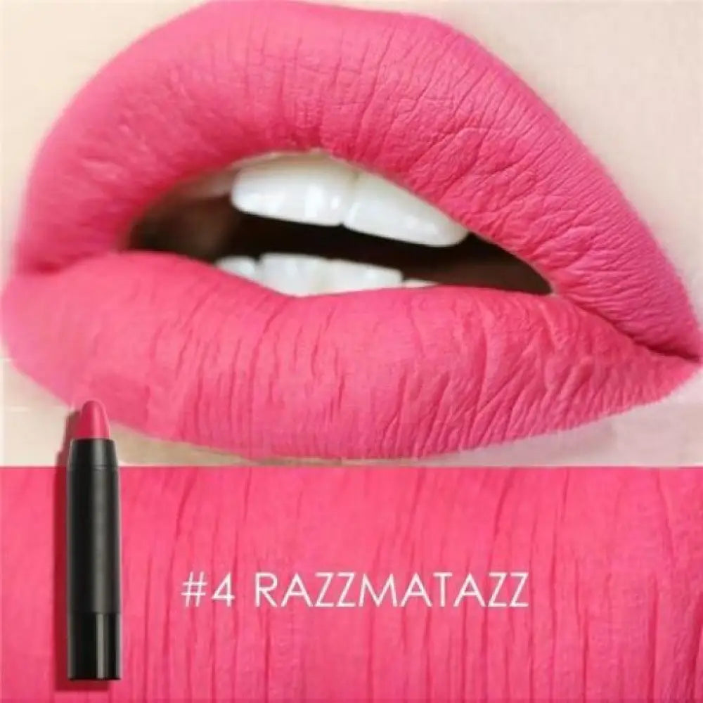 Waterproof Matte Lipstick – Long-Lasting, 19 Shades, All Skin