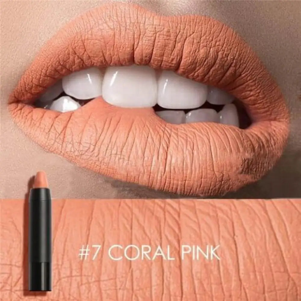 Waterproof Matte Lipstick – Long-Lasting, 19 Shades, All Skin