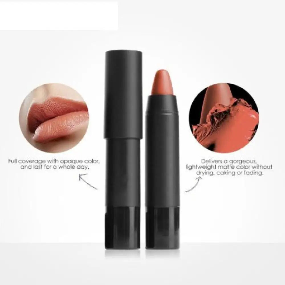 Waterproof Matte Lipstick – Long-Lasting, 19 Shades, All Skin