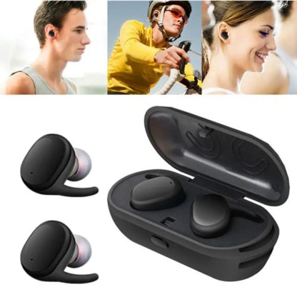 Waterproof Mini Wireless Earbuds – Bluetooth, Sweat-Proof