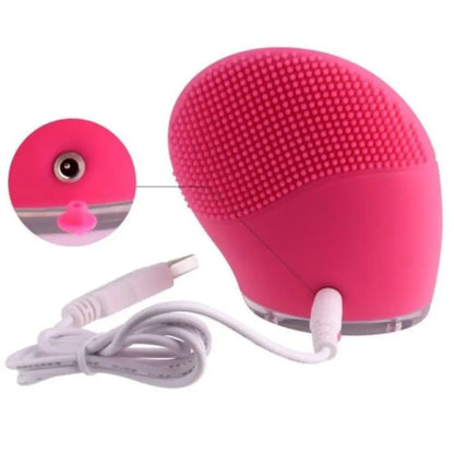 Waterproof Silicone Facial Cleansing Brush 