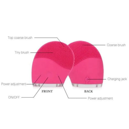 Waterproof Silicone Facial Cleansing Brush 